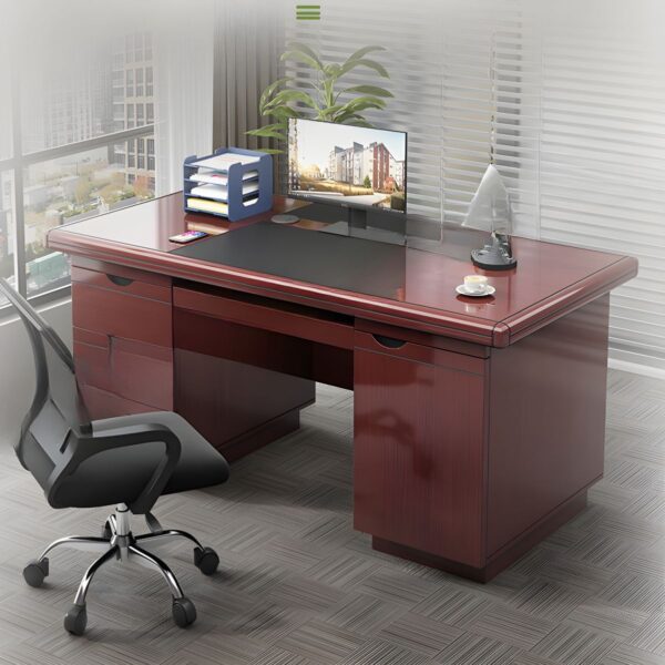 Generic executive office seat,4-link waiting bench,4-way office workstation,1.6m executive office desk