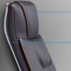 1.4m executive desk, office visitors seat, 15-locker filing cabinet
