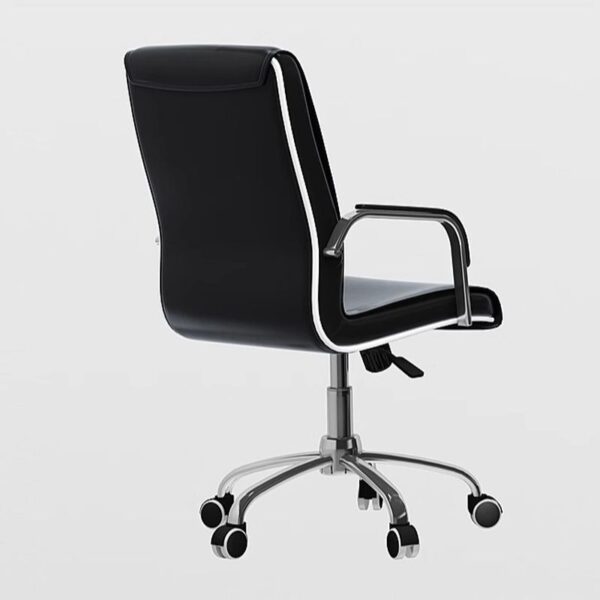Office combination, headrest office seat, 2-link waiting bench, mahogany visitors seat, wooden credenza