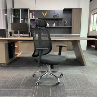 1.2m executive office desk, headrest office seat,tosca visitors seat, 3.0m boardroom table, electric adjustable table
