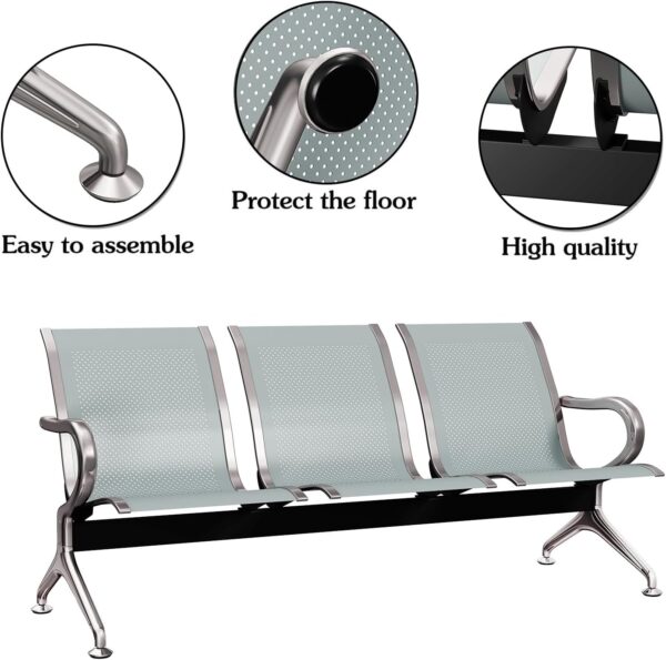 1.6m reception desk, cashier office seat,4-way workstation,,2.4m boardroom table, 4-link waiting bench