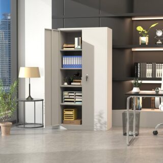 2-door filing cabinet, executive office seat, visitors office seat,1.2m office desk