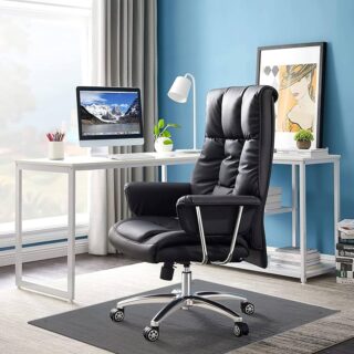 2.0m executive office desk, ergonomic office seat ,reception office seat