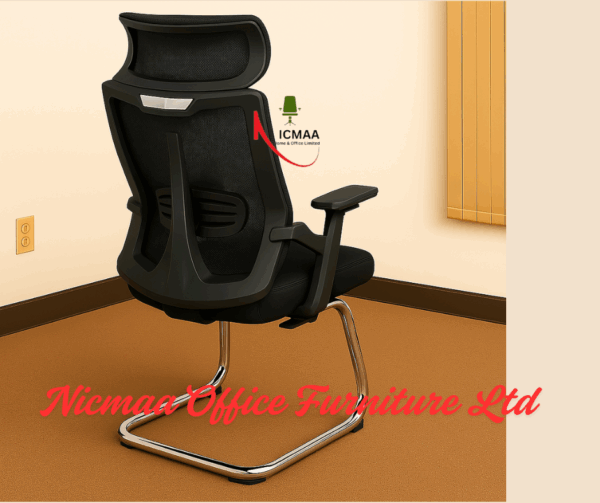 2.4M boardroom office table, ergonomic office seat, reception office desk, mesh visitors office seat