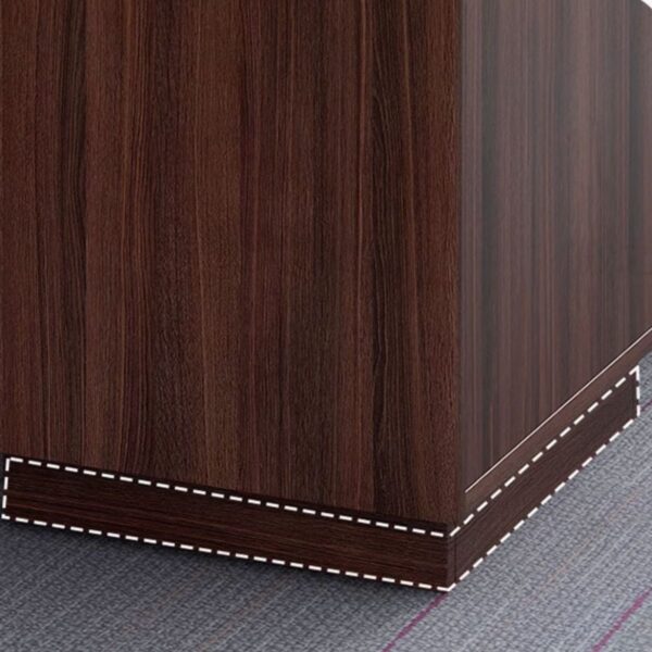 Headrest office seat, 0.9m office desk, full glass cabinet, 1.4m reception desk