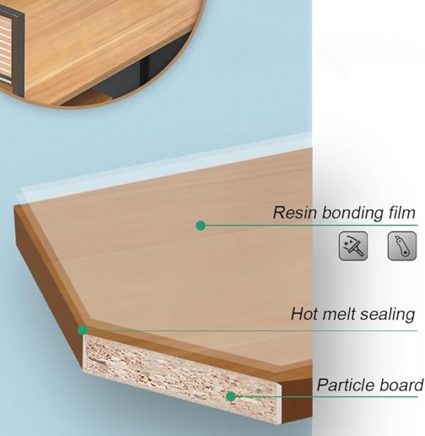 2-way office workstation, executive visitors seat, 4-drawers filing cabinet