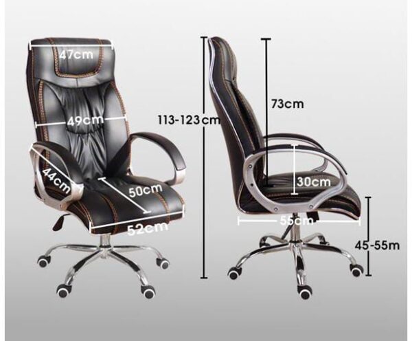 1.4m executive desk, ergonomic office seat, 3-drawers file cabinet, 2.4m boardroom table