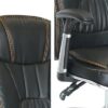 1.4m executive office desk, mahogany visitors seat,4-drawer filing cabinet