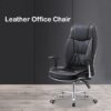 1.4m executive office desk, mahogany visitors seat,4-drawer filing cabinet