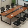 headrest office seat, 3-link waiting bench wooden credenza,1.6m reception desk
