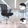 2.0M executive office desk, orthopedic office seat, electric adjustable table