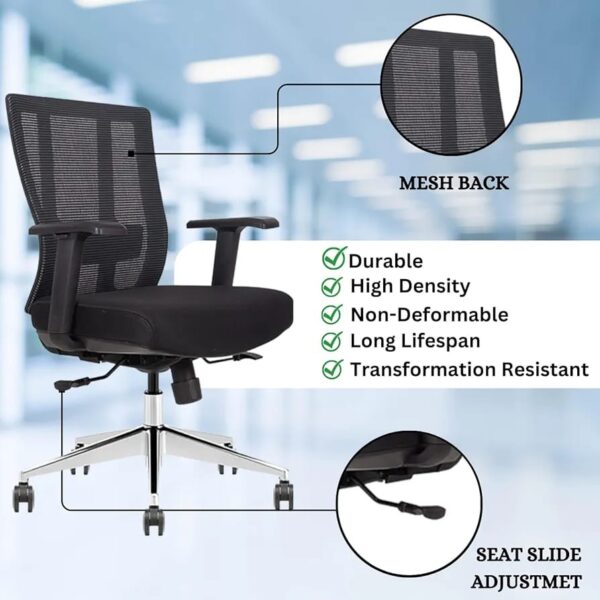 2.0M executive office desk, orthopedic office seat, electric adjustable table