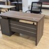 1.2m executive office desk, headrest office seat ,catalina visitors seat, wooden credenza