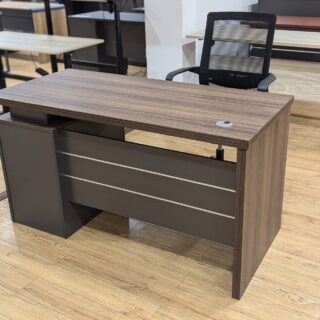 1.2m executive office desk, headrest office seat ,catalina visitors seat, wooden credenza