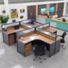 1.4M executive office desk, ergonomic office seat ,3-drawers filing cabinet