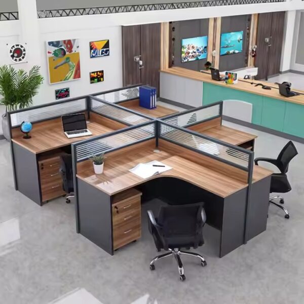 1.4M executive office desk, ergonomic office seat ,3-drawers filing cabinet