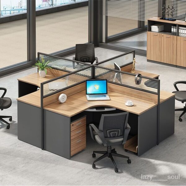 1.4M executive office desk, ergonomic office seat ,3-drawers filing cabinet