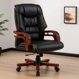 2.0m executive office desk, executive recliner office seat,3-drawers filing cabinet,