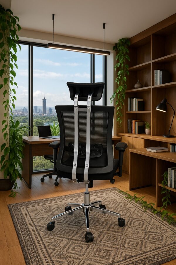 2.0M executive desk, directors recliner office seat,3-door filing cabinet