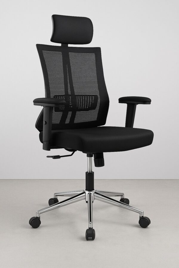 2.0M executive desk, directors recliner office seat,3-door filing cabinet
