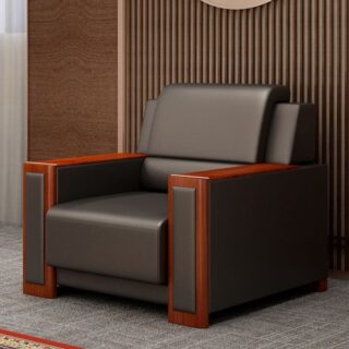 1.4m executive office desk ,executive office seat, mahogany coat hanger,2-door wooden credenza