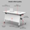 Foldable seat, executive coat hanger, executive visitors seat, wooden credenza,1.6m reception office desk