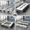 Foldable seat, executive coat hanger, executive visitors seat, wooden credenza,1.6m reception office desk