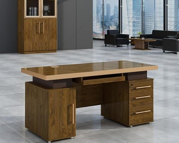 4-drawers filing office cabinet, 1.6m rec3eption office desk,4-link waiting bench, executive visitors seat