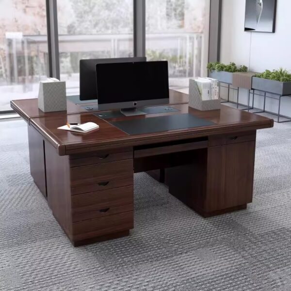 4-Way office workstation ,headrest office seat,2-link waiting bench, 1.6m reception desk, 5-seater executive sofa
