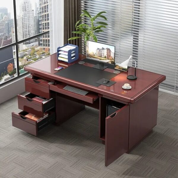 4-Way office workstation ,headrest office seat,2-link waiting bench, 1.6m reception desk, 5-seater executive sofa
