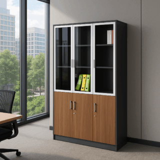 1.4m executive office desk, orthopedic office seat, 3-link waiting bench