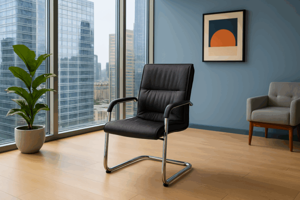 1.4m executive office desk ,executive office seat, mahogany coat hanger,2-door wooden credenza