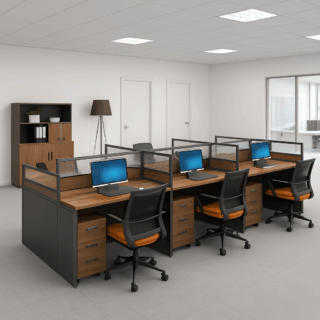 Generic executive office seat,4-link waiting bench,4-way office workstation,1.6m executive office desk