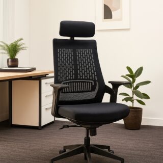 1.6m executive desk, ergonomic office seat ,1-way office workstation ,clerical office seat, executive visitors seat