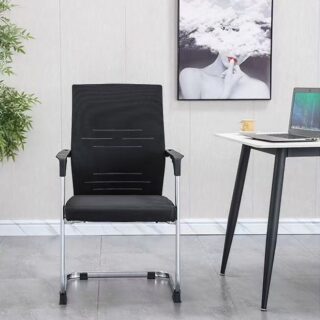 executive desk, secretarial seat, advanced desk, safe, coat hanger, waiting sofa, reception desk