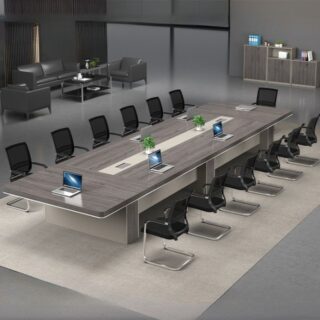 safe, coat hanger, workstation, boardroom table, filling cabinet, waiting bench, conference table, office desk
