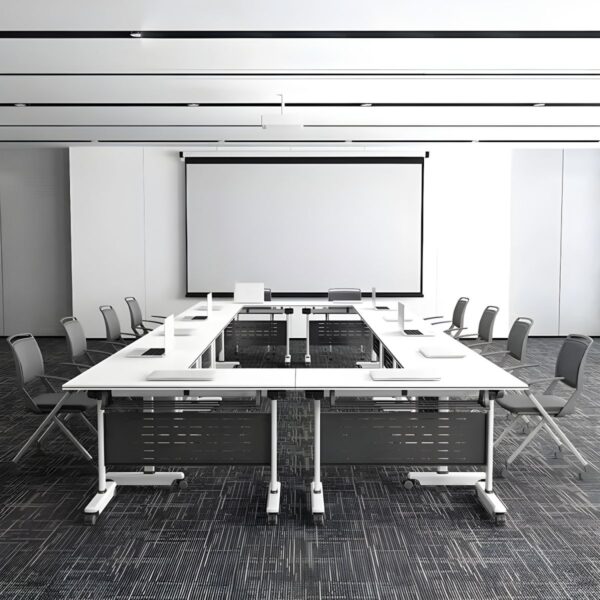 filling cabinet, coat hanger, office desk, reception desk, workstation, conference table, boardroom table, secretarial seat, safe, credenza