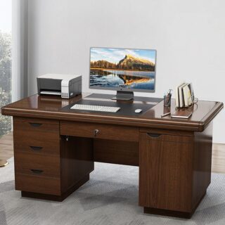 Executive desk, advanced desk, filling cabinet, coat hanger, credenza, reception desk, office seat, ergonomic seat