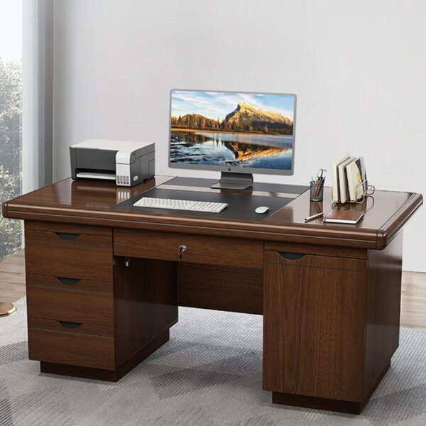 Executive desk, advanced desk, filling cabinet, coat hanger, credenza, reception desk, office seat, ergonomic seat