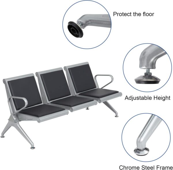waiting bench, workstation, filling cabinet, captain mesh seat, L-shaped desk, coat hanger