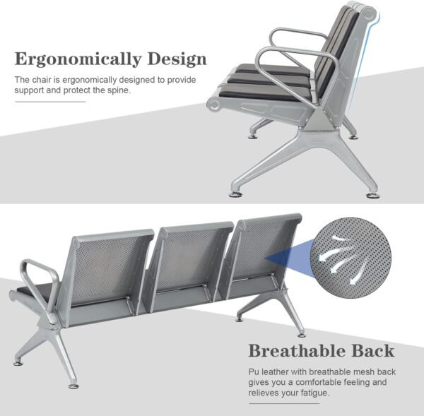waiting bench, workstation, filling cabinet, captain mesh seat, L-shaped desk, coat hanger