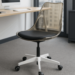Boardroom table, reception desk, foldable seat, 4-way workstation, filling cabinets, visitor seat, secretarial seat, ergonomic seat, high cashier reception seat