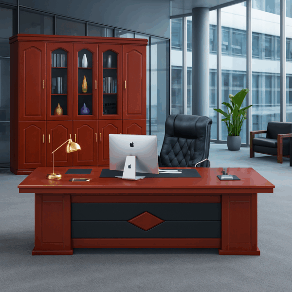 workstation, coat hanger, filling cabinet, secretarial seat, waiting bench, office desk, visitor seat