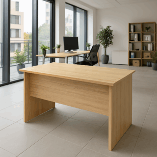 credenza, executive desk, reception desk, filling cabinet, swivel seat, safe, visitors seat, waiting bench