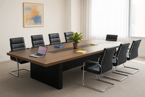conference table, coat hanger, boardroom table, workstation, reception desk, filling cabinet, secretarial seat