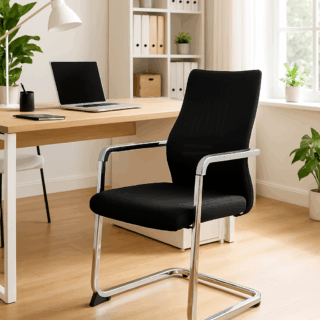 waiting sofa, workstation, reception desk, safe, filling cabinet, office seat