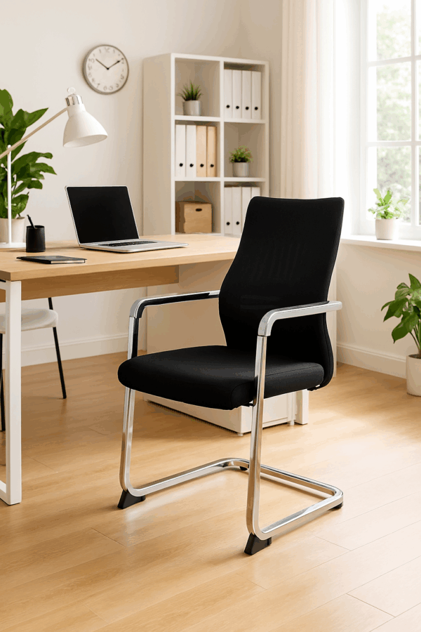 waiting sofa, workstation, reception desk, safe, filling cabinet, office seat