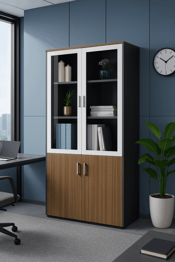 safe, boardroom table, workstation, visitor seat, coffee table, office desk, dual orthopedic seat, filling cabinet, conference table