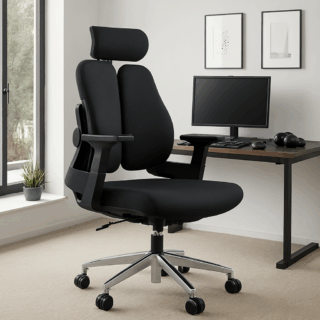 coat hanger, workstation, filling cabinet, ergonomic seat, secretarial seat, executive seat