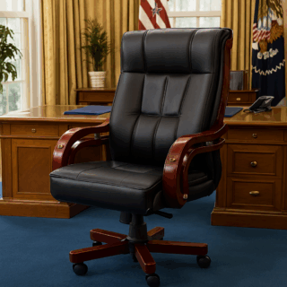 executive desk, safe, credenza, ergonomic seat, workstation, filling cabinet, reception desk